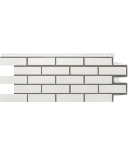 Фасадные панели (Цокольный Сайдинг) Grand Line Кирпич Клинкерный DESIGN Молочный (Пломбирный), ШОВ RAL 7006